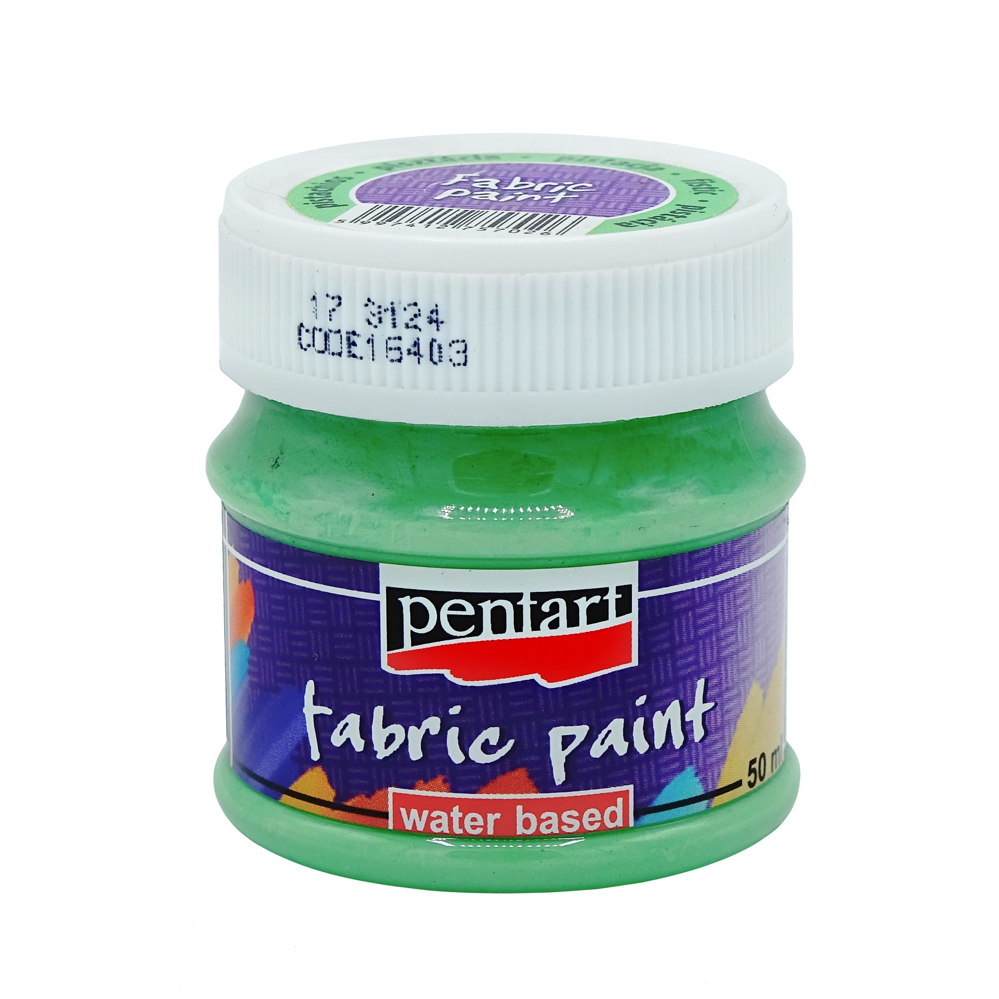 Culori textile 50 ml Pistachio, Pentart P16403