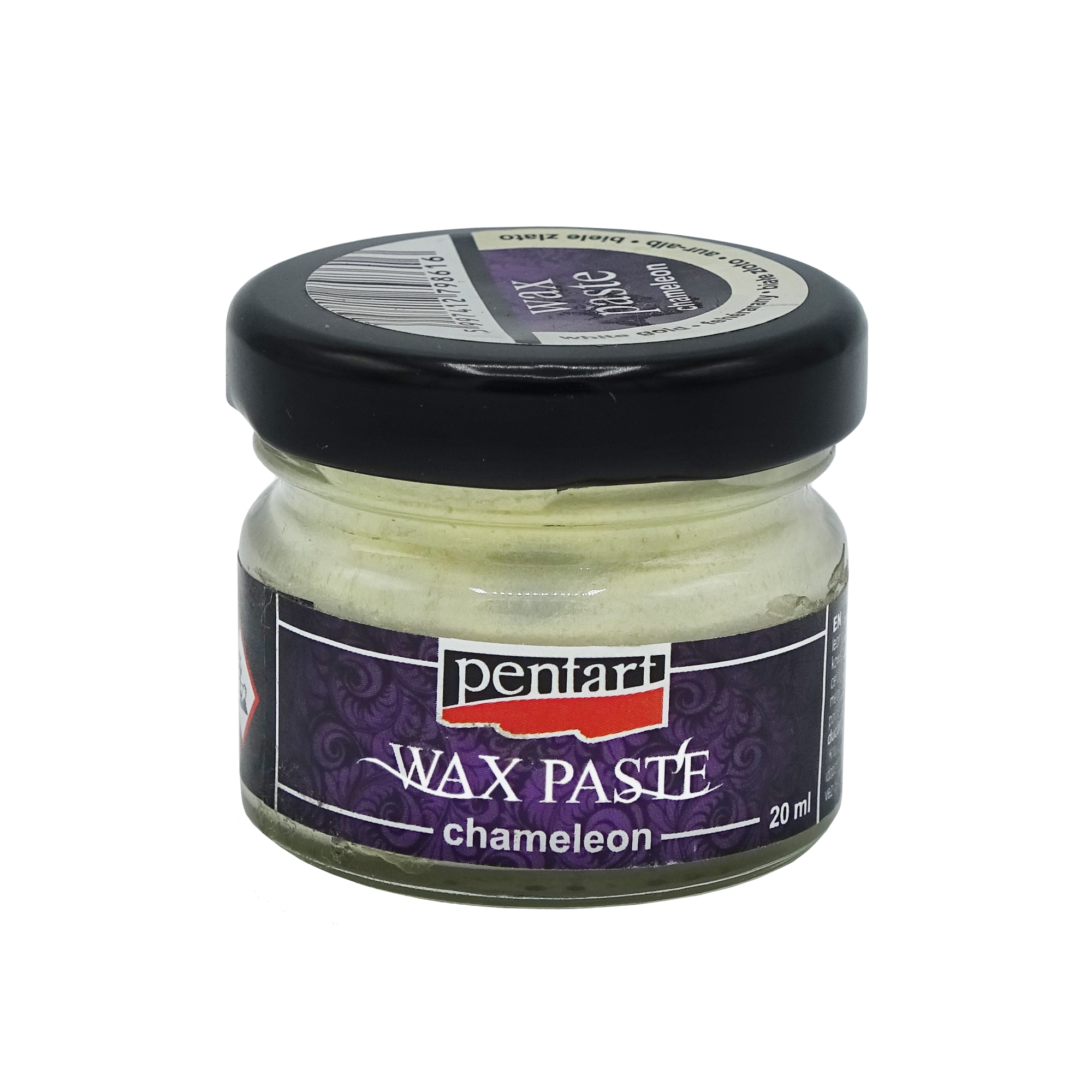 Pasta ceara cameleon Alb/Auriu 20 ml, Pentart P4430