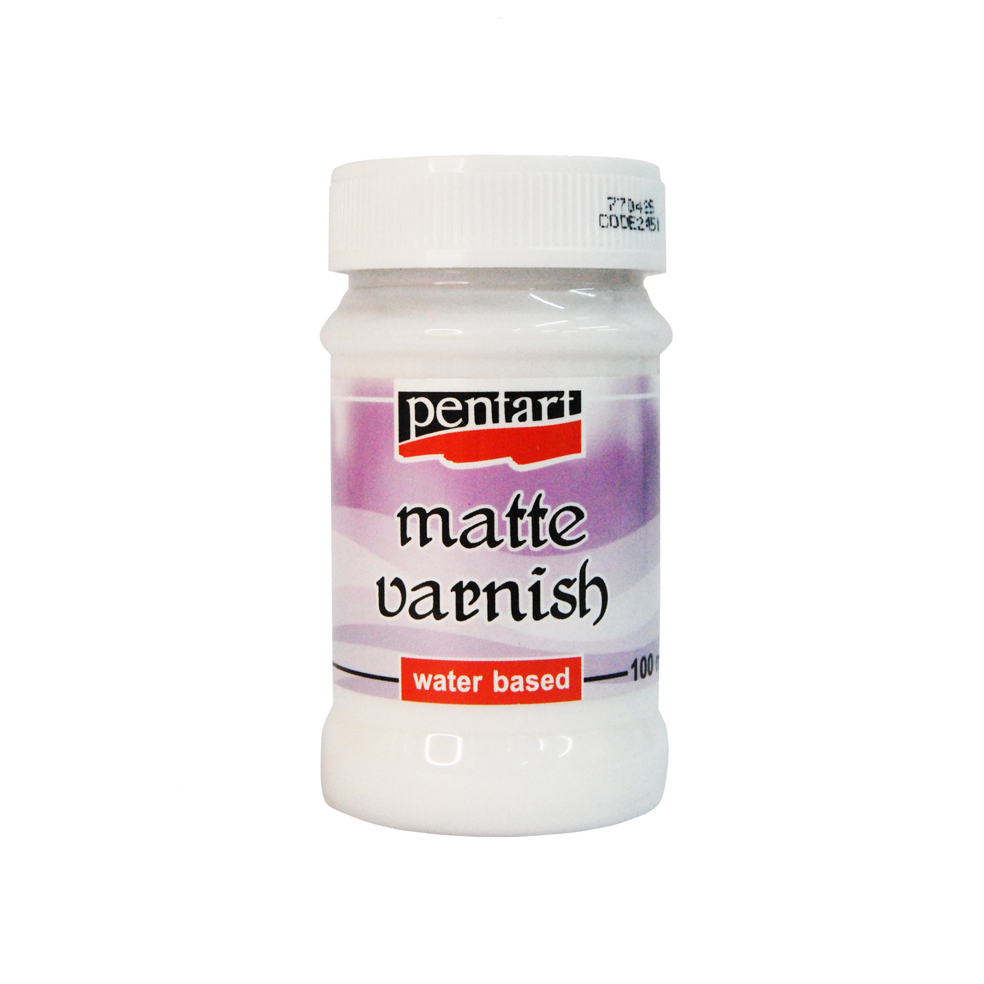 Lac mat pe baza de apa 100 ml, Pentart P2451