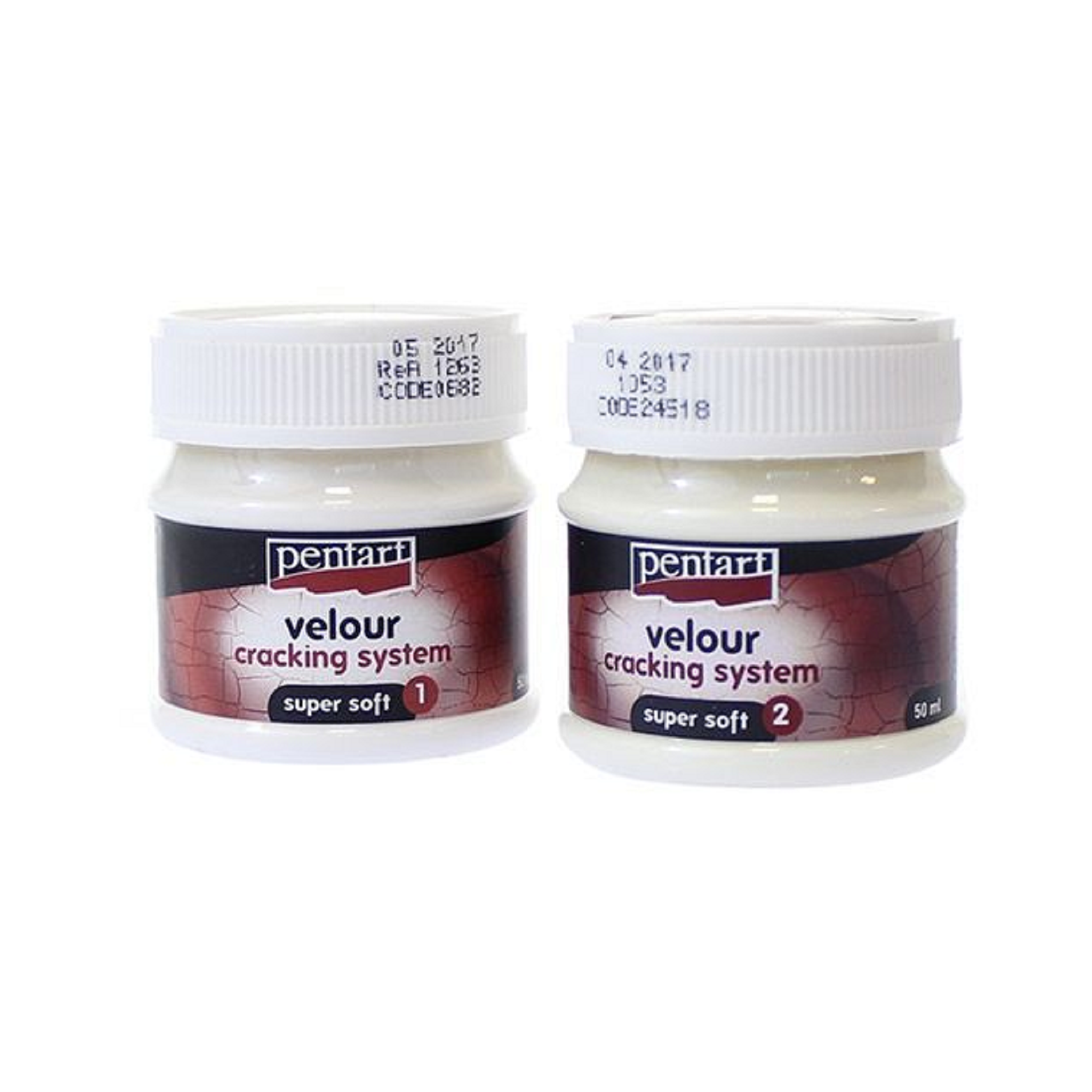 Lac crapare bicomponent PENTART Velour, 50 ml
