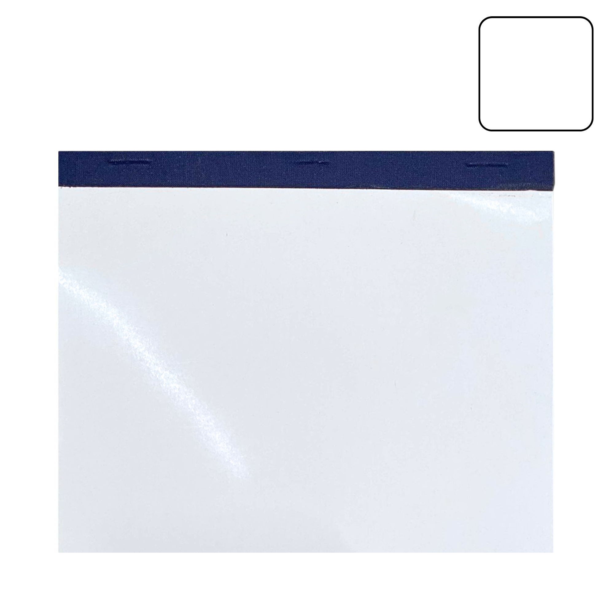 Carnet cu foi veline, 12 cm x 15.7cm, 100 file