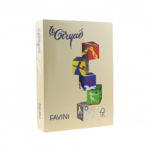 Carton colorat Bej A4, FAVINI, 160 g/mp, 250 coli/top, cod culoare 105