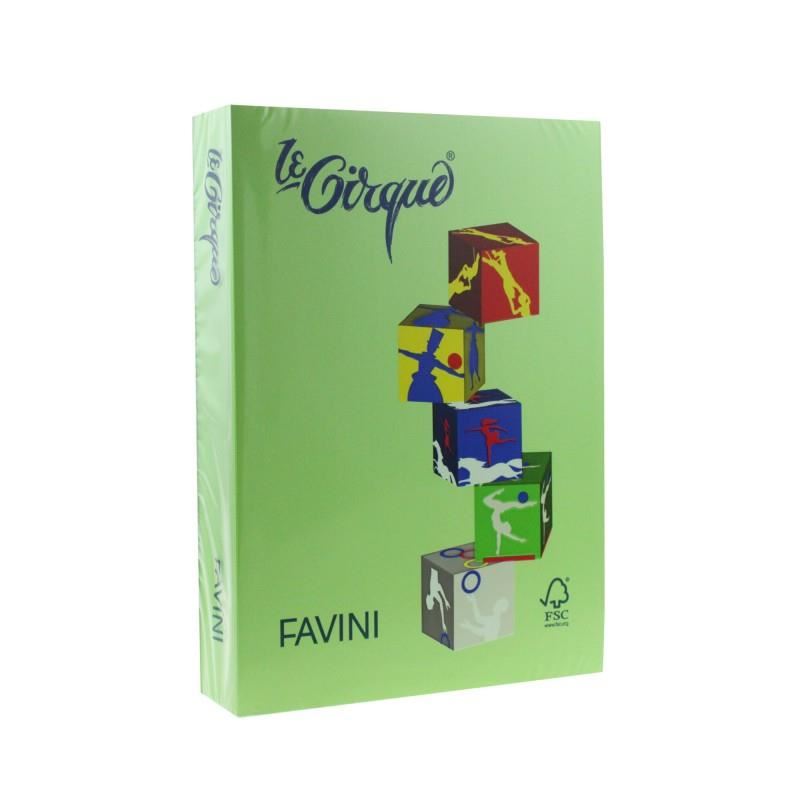 Hartie colorata Verde iarba A4, FAVINI, 80 g/mp, 500 coli/top, cod culoare 203