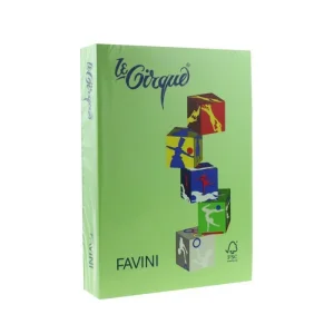 Hartie colorata Verde iarba A4, FAVINI, 80 g/mp, 500 coli/top, cod culoare 203