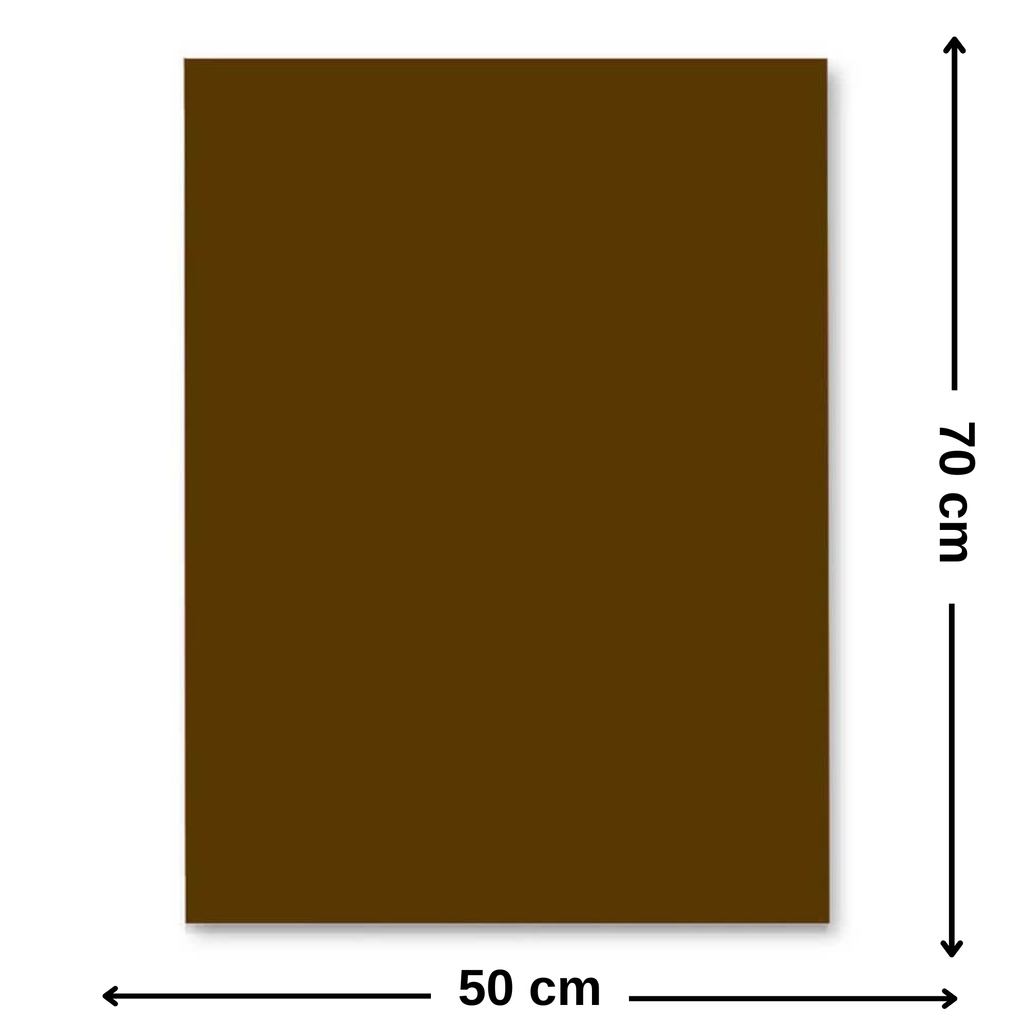Carton colorat 50 x70 cm, 220 g/mp, FAVINI, Maro
