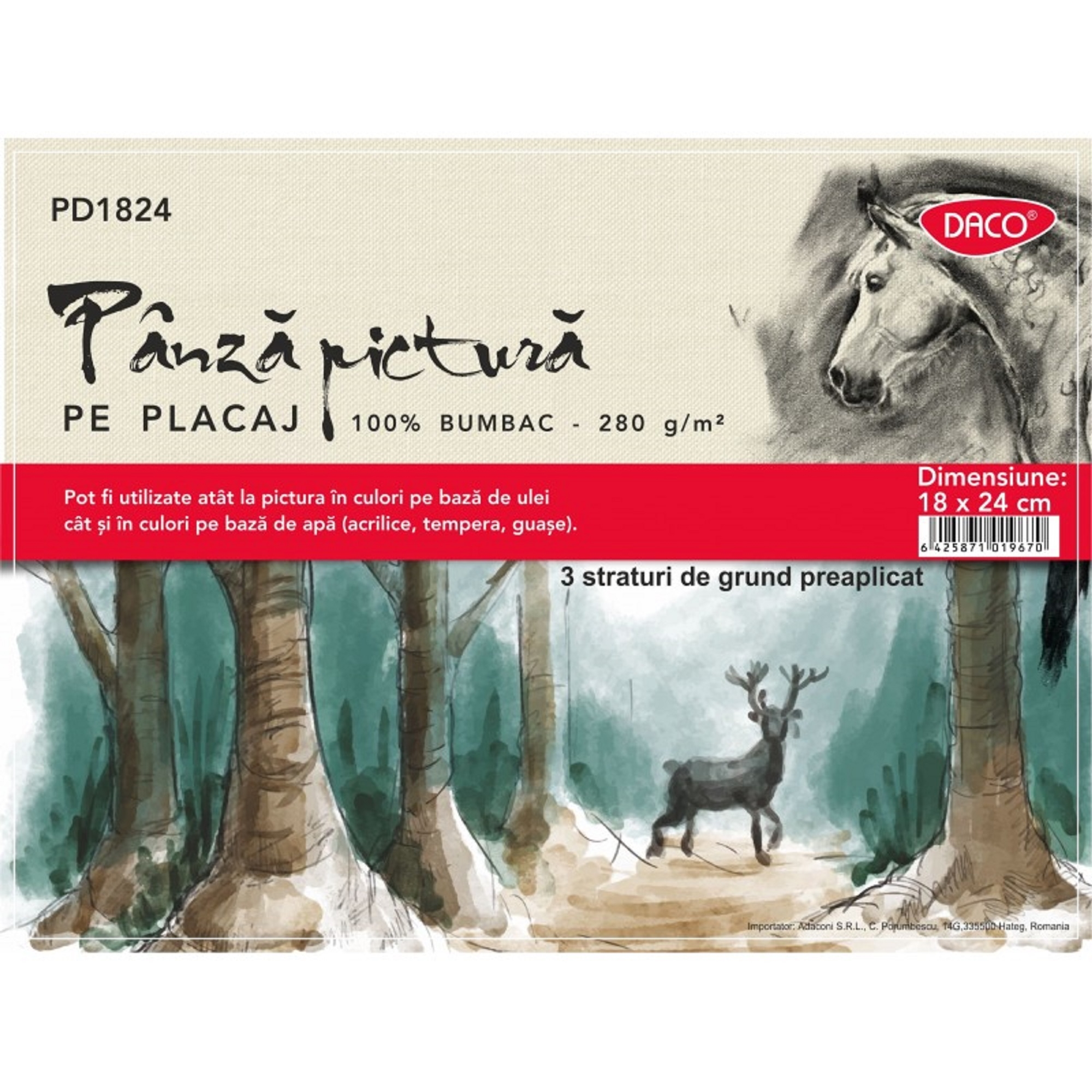 Carton panzat 18 x 24 Daco PD1824