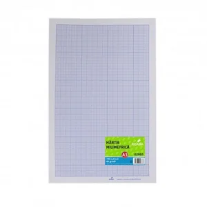 Hartie milimetrica A3, 60g/mp, ECADA