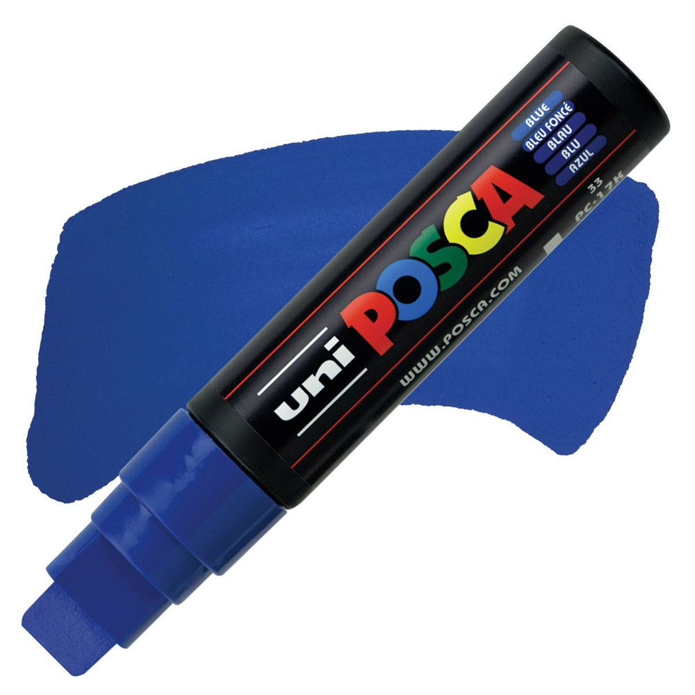 Marker UNI PC-17K POSCA 15.0 mm, Albastru