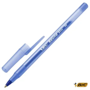 Pix fara mecanism, BIC Round Stic M, scriere albastra