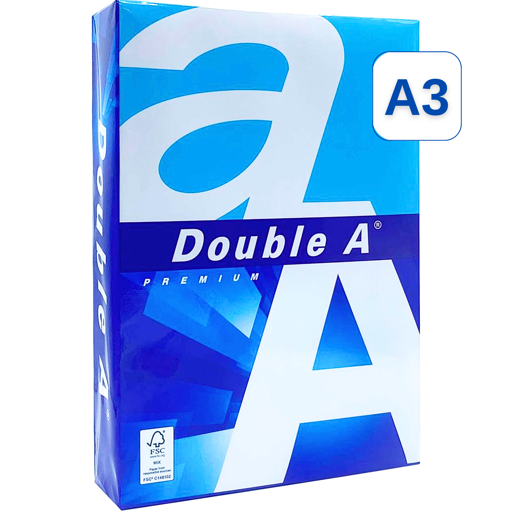 Hartie DOUBLE A, A3, 80g/mp, 500 coli/top
