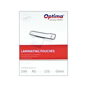 Folie laminare A5, 125 microni, 100 buc/top, OPTIMA