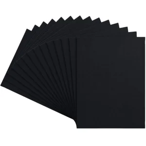 Carton panzat negru 12cm x 18cm