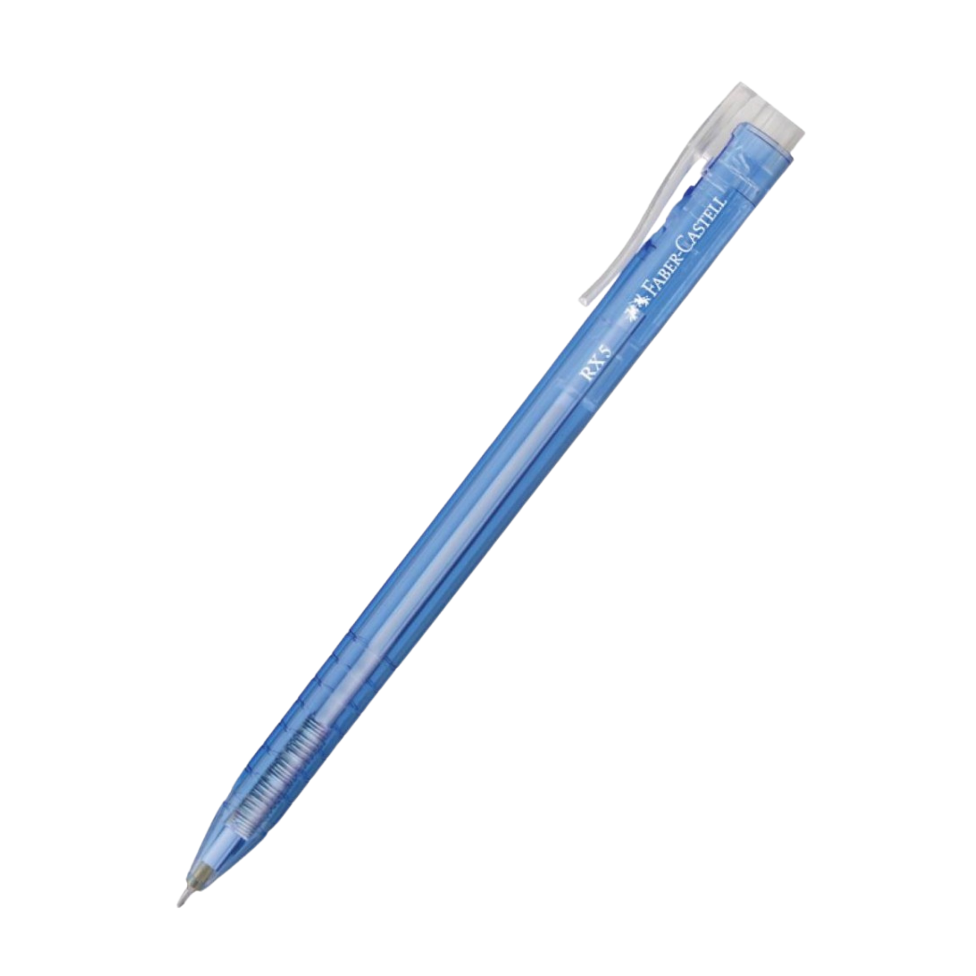 Roller semi-gel cu mecanism, 0.5 mm, FABER-CASTELL RX5, scriere albastra