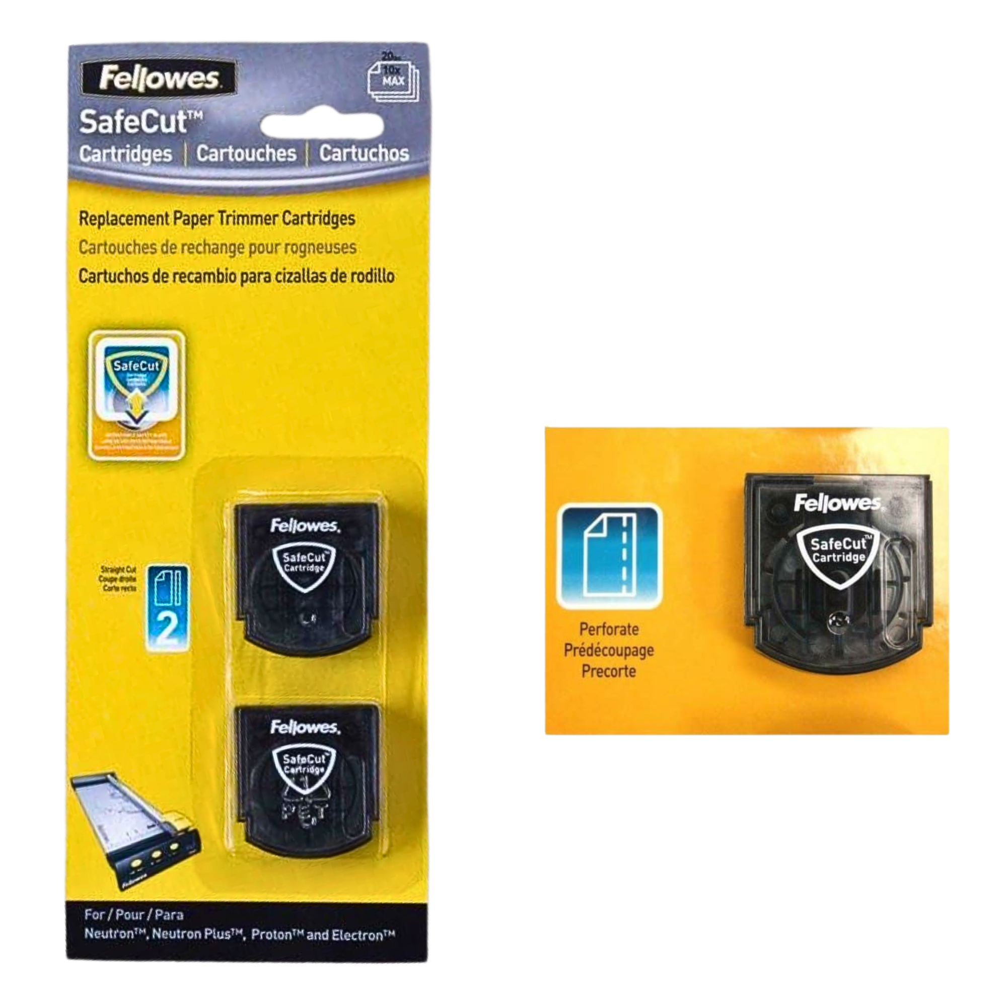 Cutit rotativ pentru ghilotina cu disc, 2 buc/set, FELLOWES