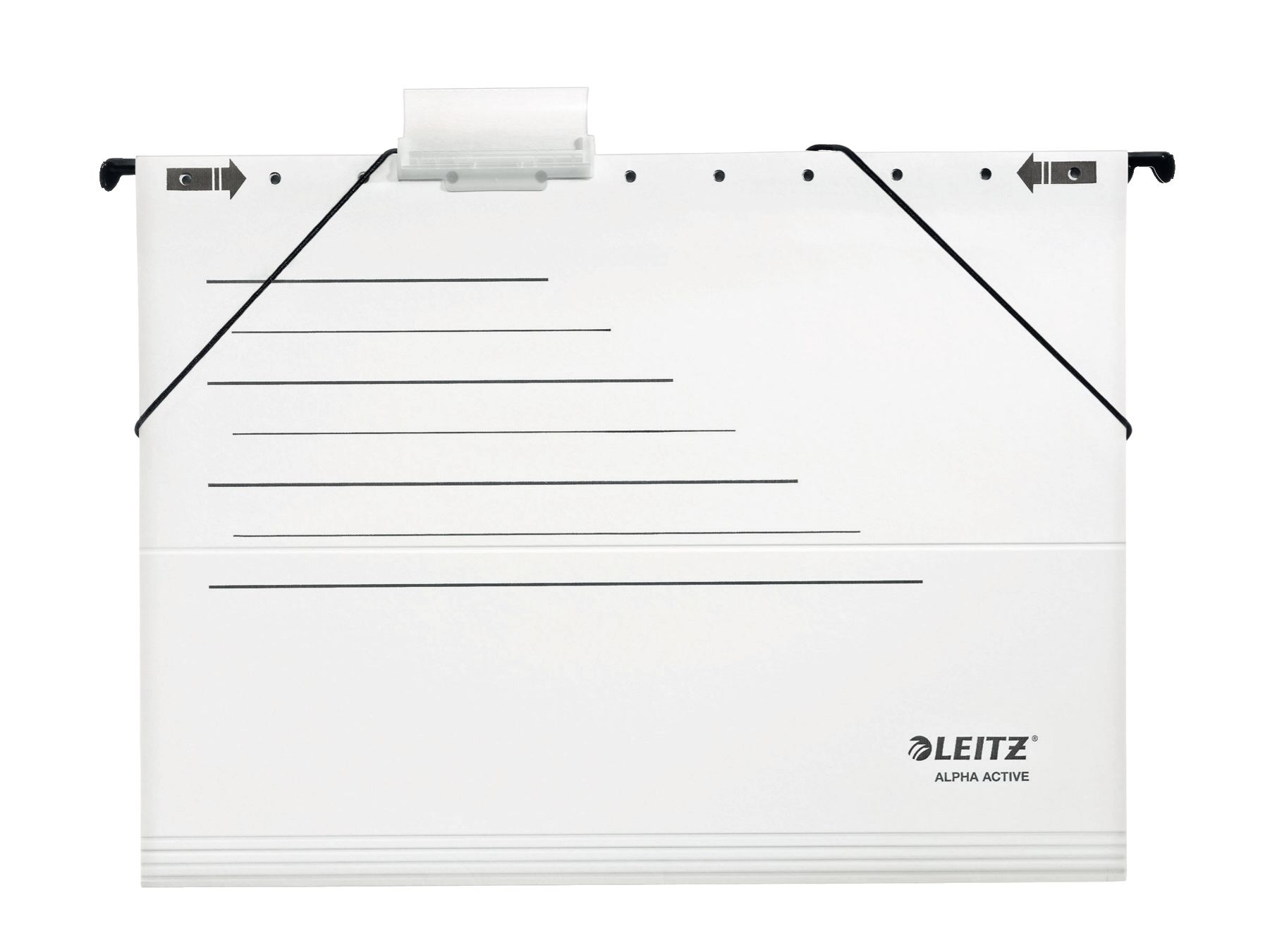 Dosar suspendabil A4 alb, cu eticheta, carton 225 g/mp, LEITZ Alpha Active