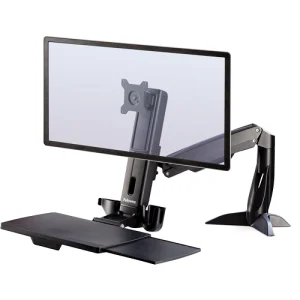 Platforma inteligenta cu suport pliabil, FELLOWES Sit-stand Easy Glide
