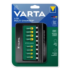 Incarcator baterii MULTI CHARGER AA si AAA Ni‑Mh, 8 canale incarcare individuala, VARTA