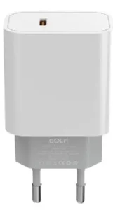 Incarcator de priza cu port USB-C PD 30W, Alb, GOLF GF-U32