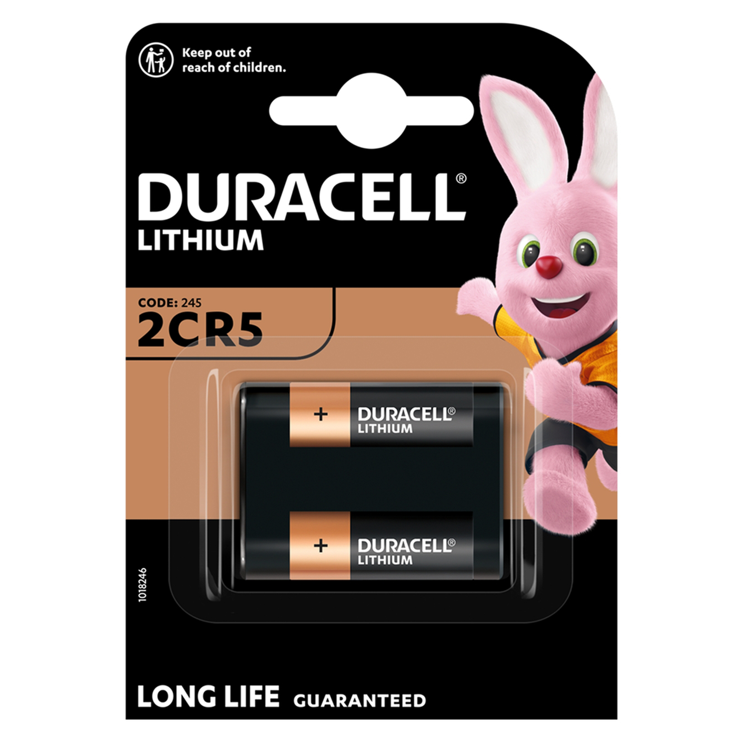 Baterie litiu 2CR5 1400mAh 6V, 34 x 17 x 45 mm, DURACELL
