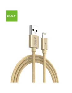 Cablu incarcare USB Iphone, incarcare cu 5A, auriu, GOLF Data Sync Quick 76I