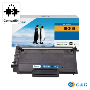 Cartus toner compatibil G&G Black TN3480 (NT-PB3480), pentru Brother HL-L6400DW, 8.000 pagini