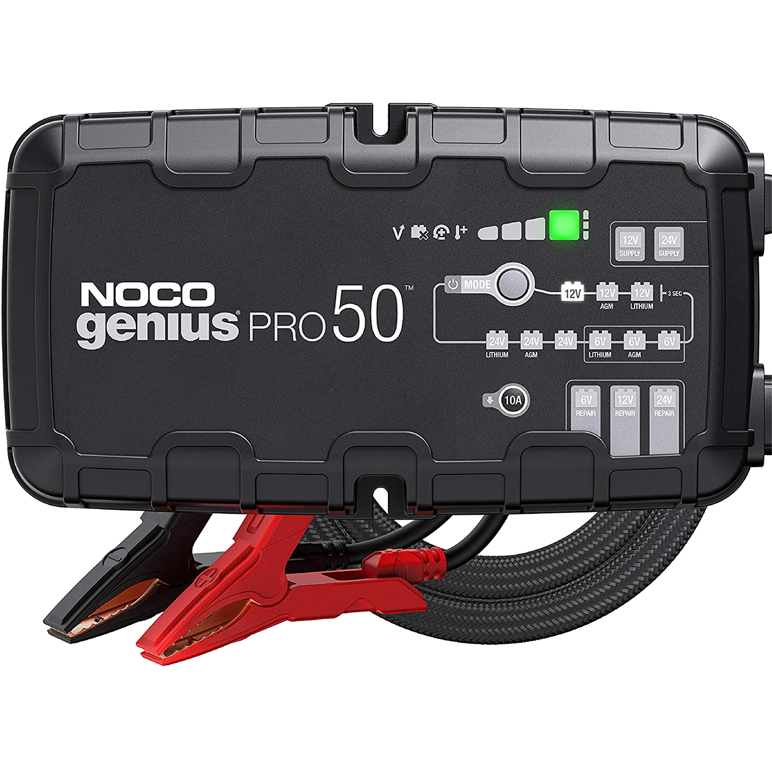 Redresor acumulatori SMART, 6V 50A / 12V 50A / 24V 24A, pentru acumulatori pana la 1000Ah, NOCOGENIUS Pro50