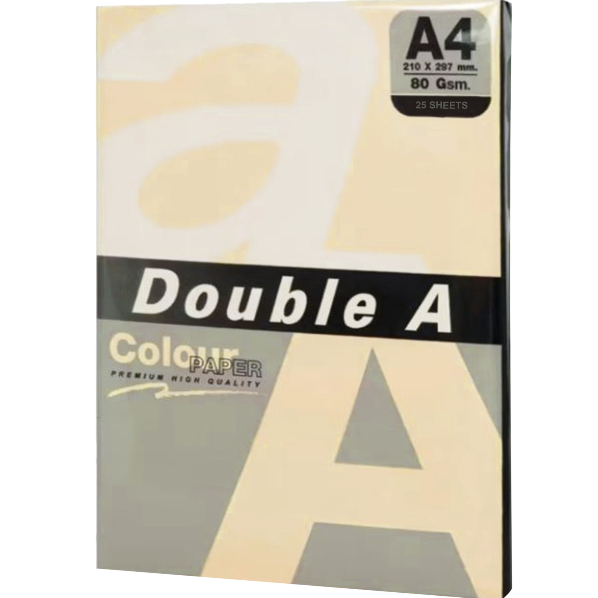 Hartie colorata A4, DOUBLE A Colour Premium Intens, 80 g/mp, 25coli/top, Gold Intens