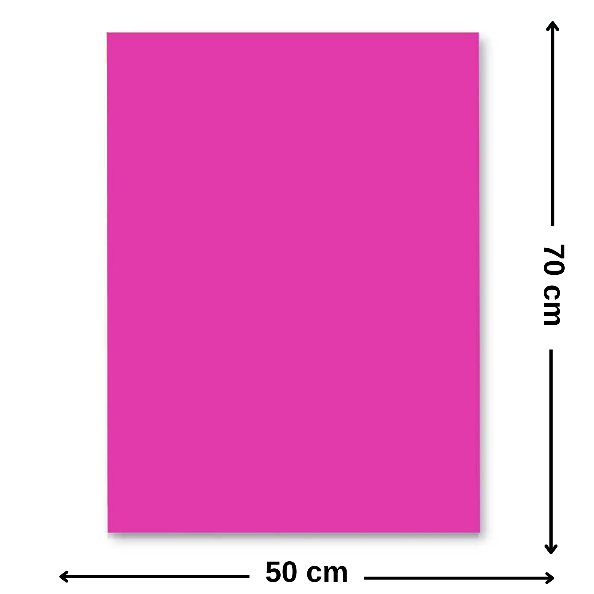 Carton colorat 50 x 70 cm, 220 g/mp, FAVINI, Ciclam