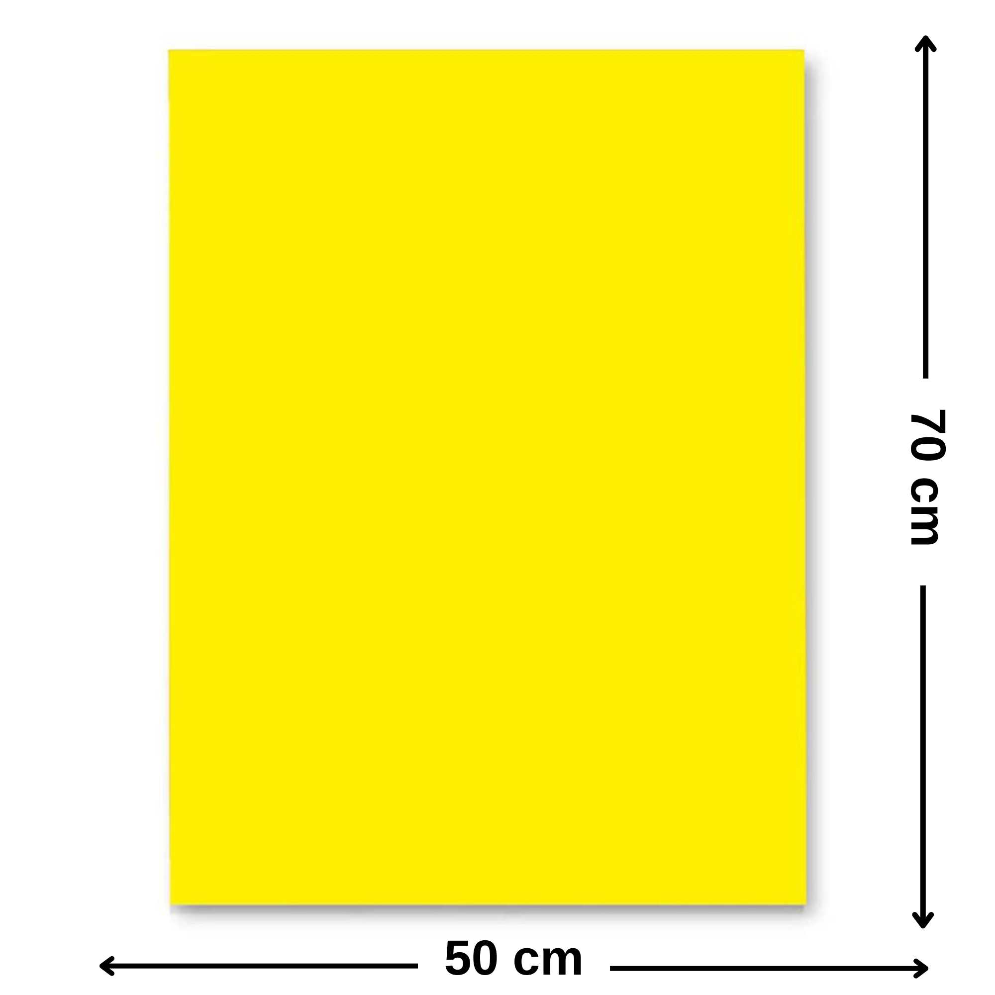 Carton colorat 50 x70 cm, 220 g/mp, FAVINI, Galben