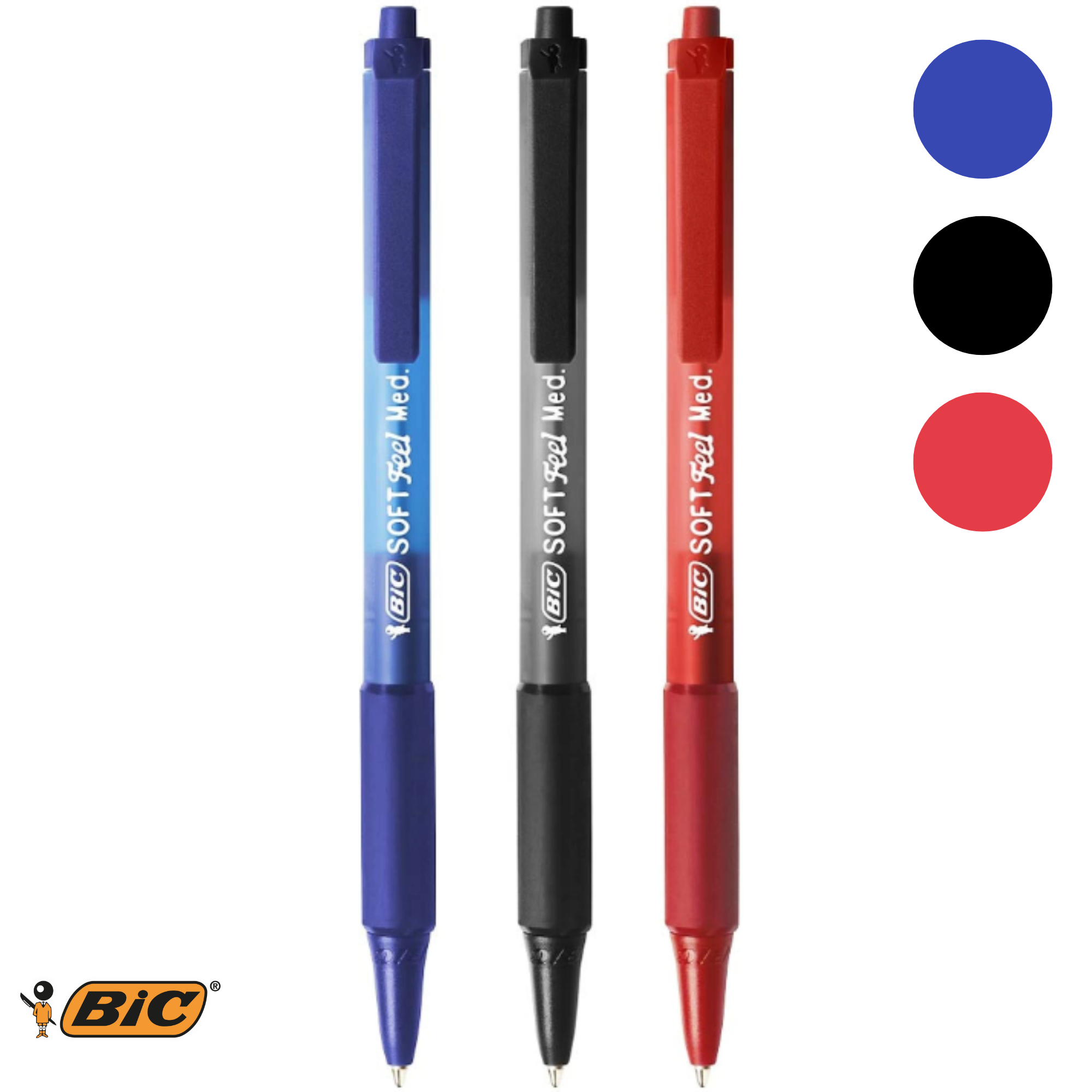 Pix cu mecanism 1.0mm, BIC Soft Feel Clic