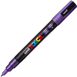 Marker Uni PC-3M Posca 0.9-1.3 mm Violet Glitter