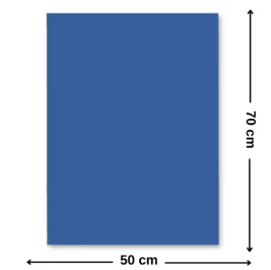 Carton colorat 50 x 70 cm, 220 g/mp, FAVINI, Albastru Safir