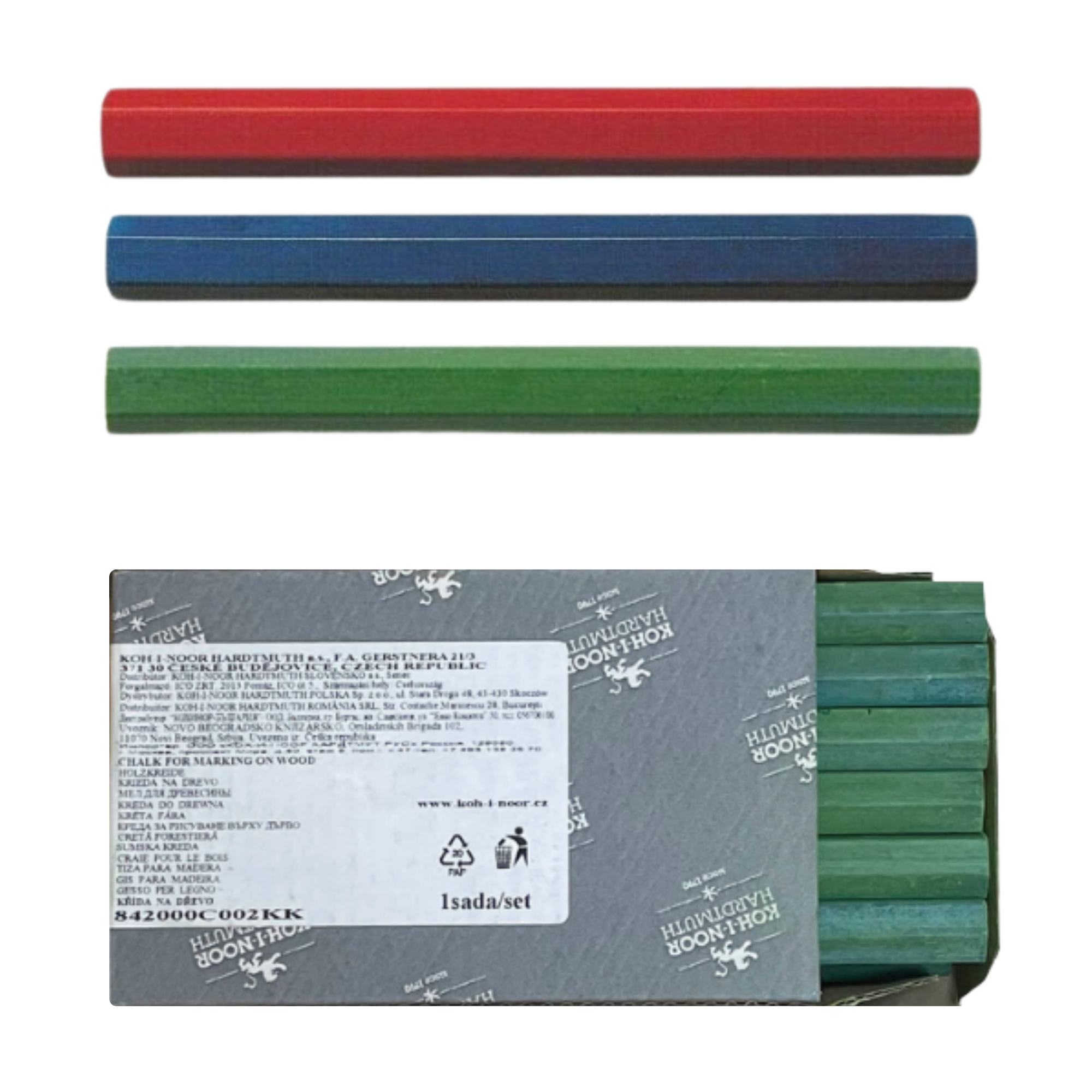 Creta forestiera KOH-I-NOOR, 12 buc/set