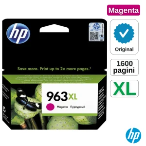 Cartus HP OfficeJet Pro 963XL Magenta 3JA28AE, 23 ml