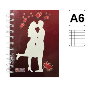 Carnet A6 cu spira si coperta groasa, Matematica 140 file, ARHIDESIGN