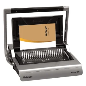 Aparat de indosariat manual cu inele plastic, FELLOWES Galaxy-500