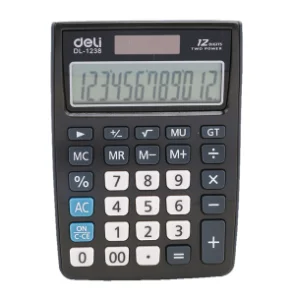 Calculator de birou cu 12 digits, DELI 1238