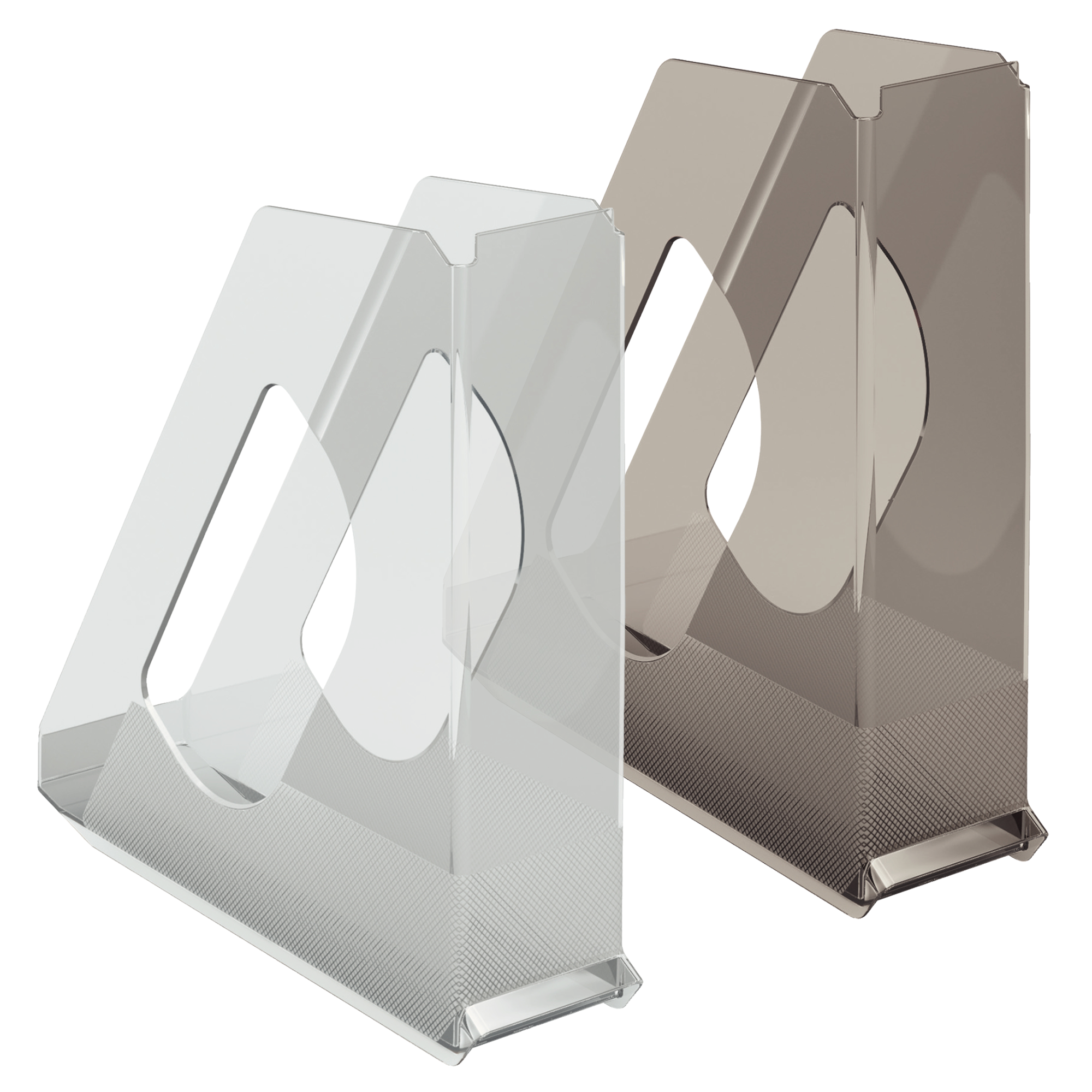 Suport vertical A4 din plastic transparent, ESSELTE Europost