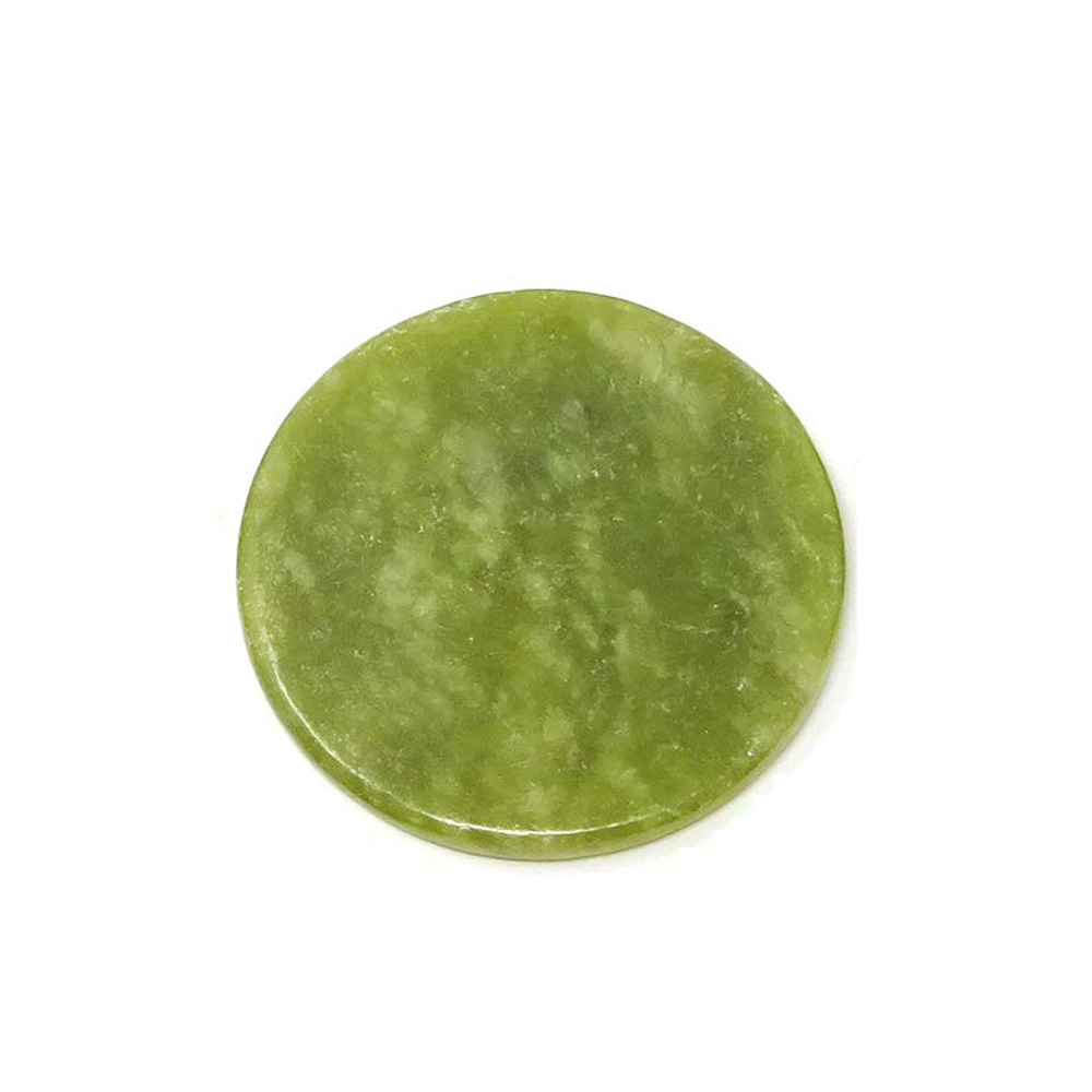 Piatra de Jad verde pentru adeziv extensii gene, diamteru 5cm