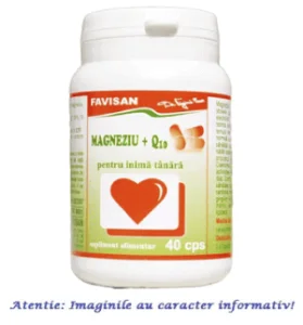 Magneziu + Q10 40 capsule Favisan