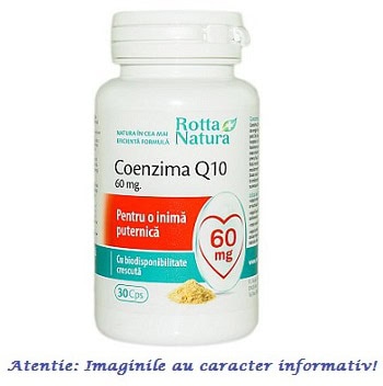 Coenzima Q10 60 mg 30 capsule Rotta  Natura