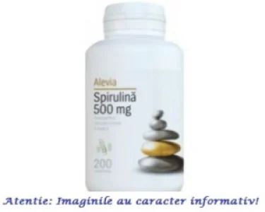 Spirulina 500 mg 200 comprimate Alevia