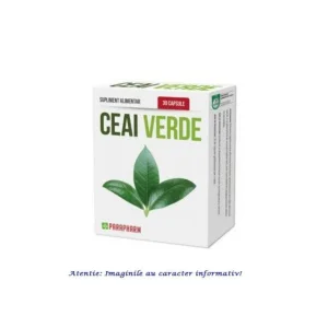 Ceai Verde 30 capsule Parapharm
