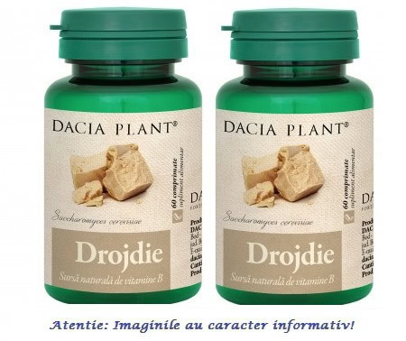 Drojdie Pachet 2 cutii cu 60 comprimate Dacia Plant