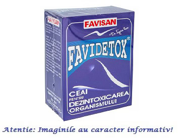 Ceai Favidetox 50 g Favisan