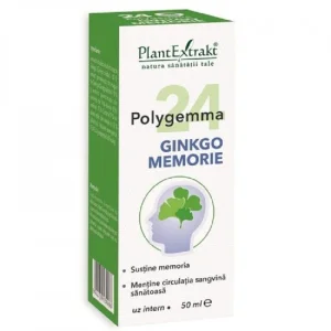 Polygemma 24 Ginkgo Memorie 50 ml PlantExtrakt