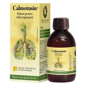 Calmotusin Sirop din 7 Plante si 5 Uleiuri Esentiale 200 ml Dacia Plant