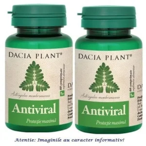 Antiviral Pachet 2 cutii cu 60 comprimate Dacia Plant