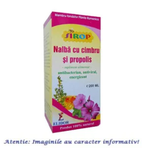 Sirop de Nalba cu Cimbru si Propolis 200 ml Elidor
