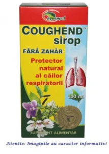Sirop Coughend fara Zahar 100 ml Ayurmed